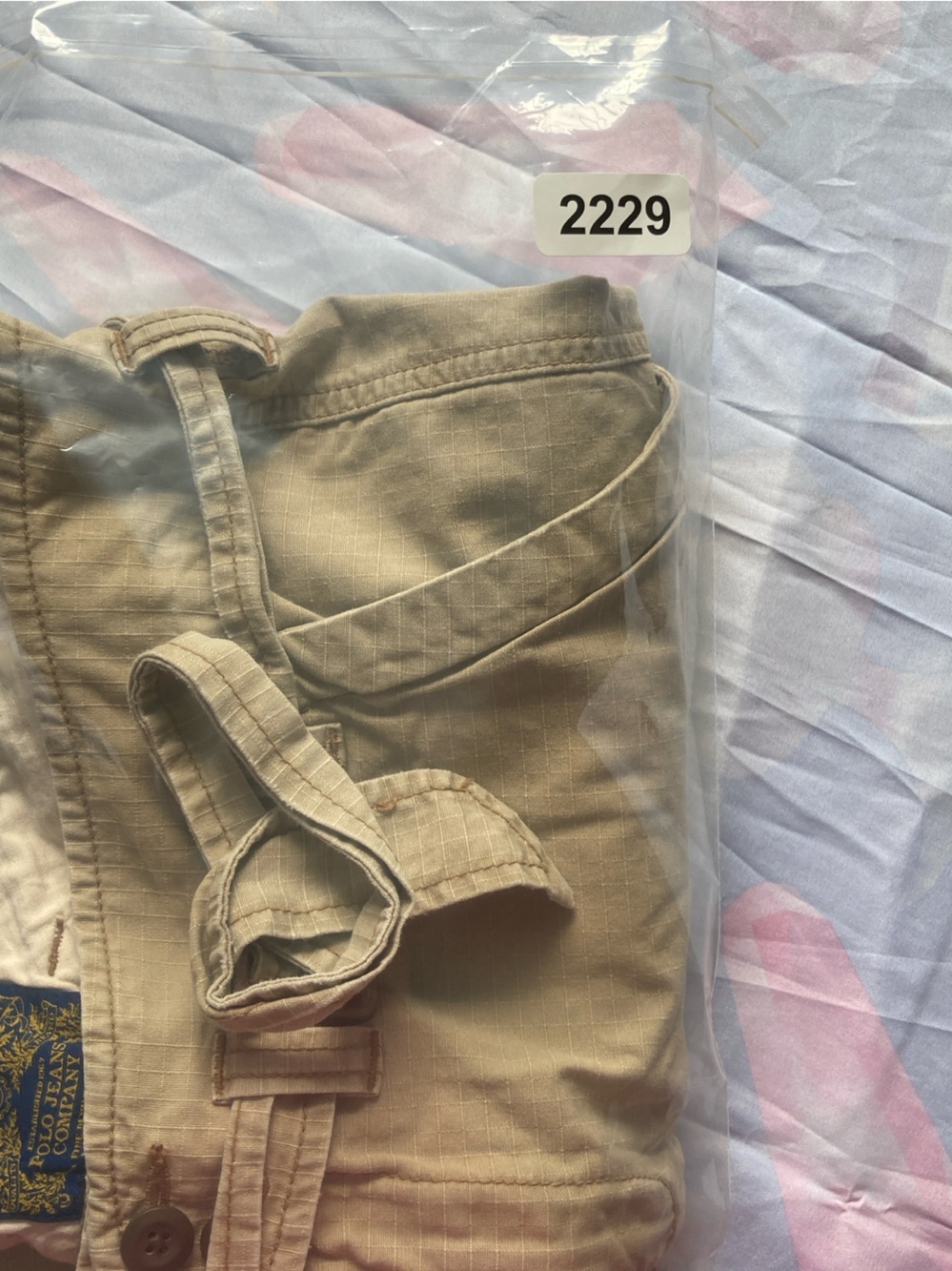 Ralph Lauren Polo Jeans Company Blue Label 100% Cotton Bermuda Cargo Shorts - Picture 10 of 10